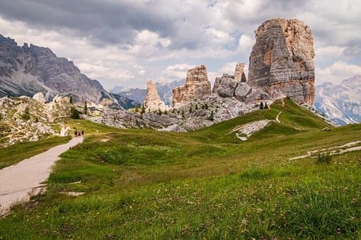 Cortina d'Ampezzo je centrem turistiky v Dolomitech