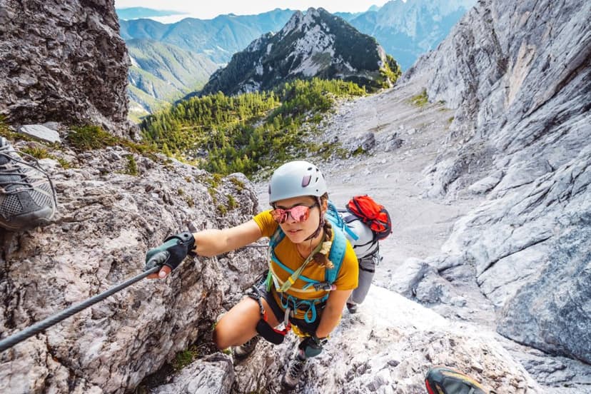 Prvotřídní pěší túra: via ferrata