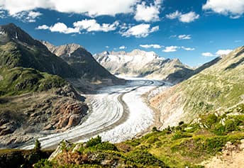 Ledovec Aletschgletscher 