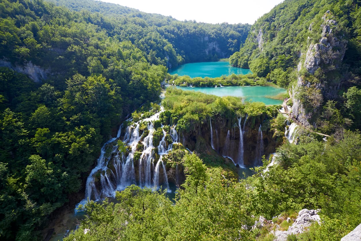 Plitvická jezera v Chorvatsku