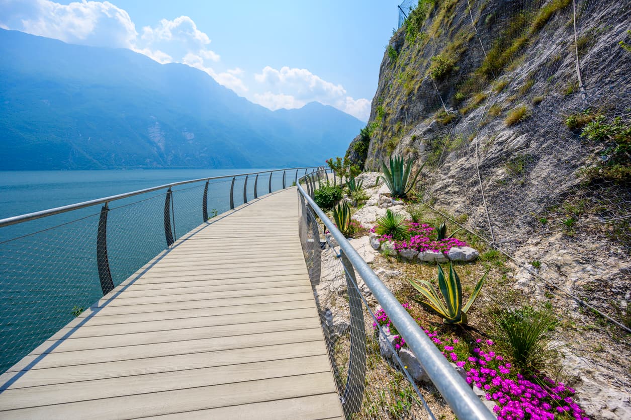 Cyklostezky kolem jezera Lago di Garda