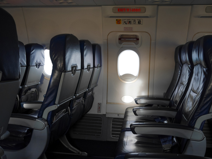 exit seat, nouzový východ v letadle