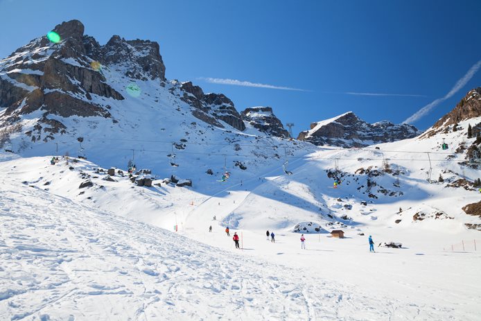 Marmolada je nejvyšším vrcholem italských Dolomit.